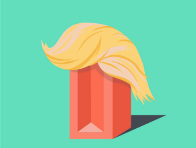 Trump1 0 creativity design flat illustration flatdesign illustration vector
