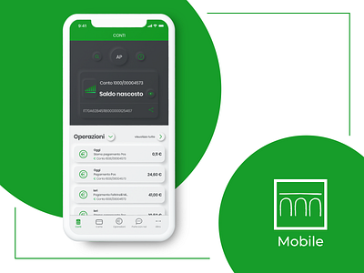 Intesa San Paolo app - neumorphic redesign app apple graphicdesign interface design neumorphism redesign ui ux webdesign work
