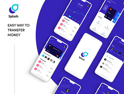 Splash. – transfer money app 2020 app design app app design app design 2020 figma app graphicdesign kamranali designer kamranali.designer kamranaligold mobile app design payment app ui uiux uiux design uxdesign