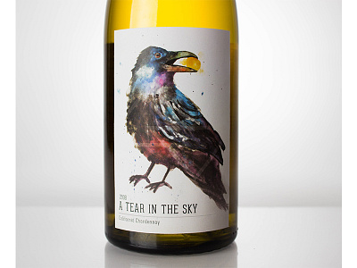 A Tear in the Sky Wine Label label wine wine label