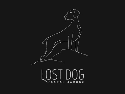 Lost Dog album custom dog illustration lost dog monoline music sarah jarosz undercurrent