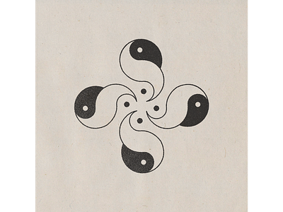 Yin Yang Study abstract design yin yang