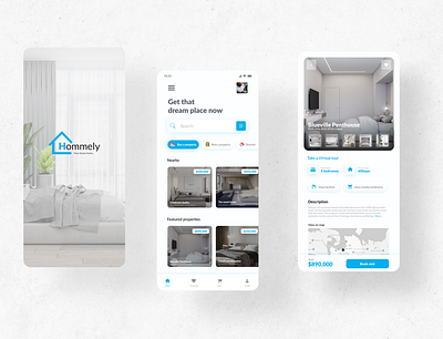 Real estate app app design figma real estate ui uidesign user experience design user interfance design ux uxdesign