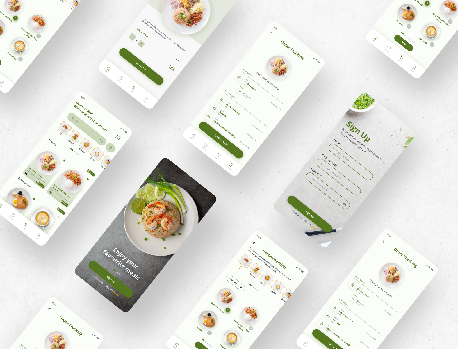 Food delivery mobile app design by Samuel on Dribbble