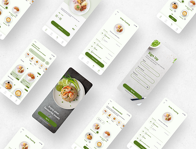 Food delivery mobile app design app design figma food delivery ui user experience design user interface design ux