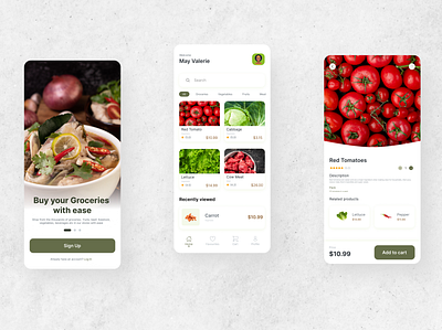 Foodstuff delivery app app design figma food food app food delivery ui ui design user experience design ux ux design