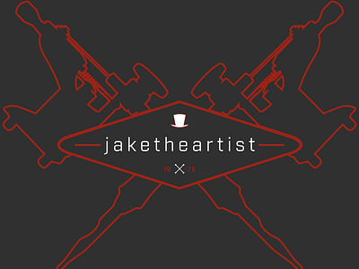 Logo for JakeTheArtist concept graphic design illustrator logo logo design tattoo tattooing