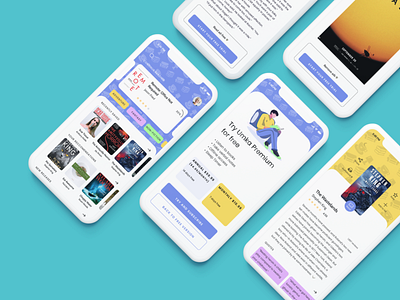 Umka - freemium media app app branding design figma mobile ui ux