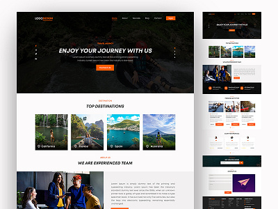 Travel Agency Landing Page