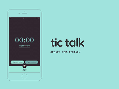 Tic Talk countdown timer ios ui ux