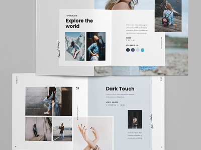 Boldheme Lookbook bold brochure editorial fashion hipster lookbook magazine pastel portfolio rock square teen