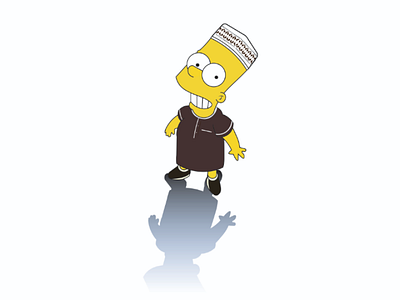 Bart in Jalamia bart illustration muslim wear