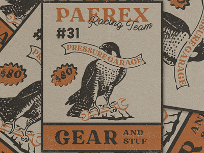 PAEREX badge design vintage design