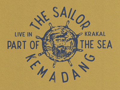 The Sailor. vintage logo vintage design