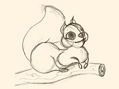 Silvie The Squirrel (Sketch)