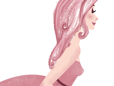 Princess character design drawing illustration photoshop princess
