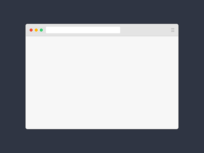 Flat Browser browser ui ui design ux ux design