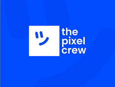 The new logotype of "The Pixel Crew" branding logo