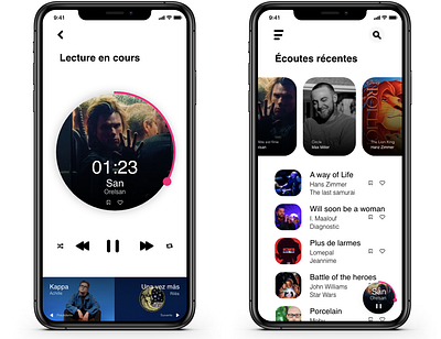 New concept app music ! Motion upcoming ! app design ux