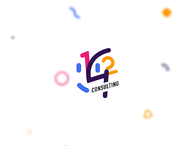 142 Consulting branding design logo