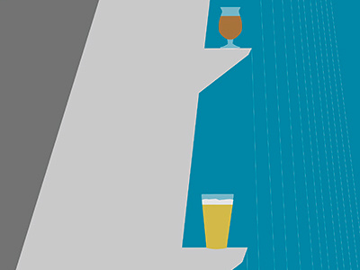Brews By The Bridge celebrate 10 craft beer graphic design illustration sundial bridge