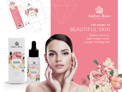 Brand & Label Packaging Design / Amber-rose
