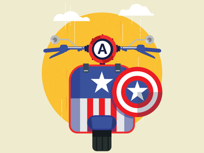 CaptainVespa captain america marvel vespa