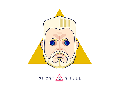 Ghost In The Shell / Balou character cool design ghost ghostintheshell icon illustration line lineart movie poster
