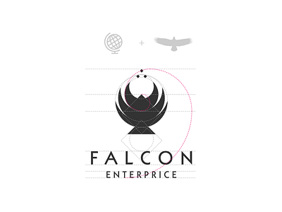 Falcon Enterprice Logo by Mete Eraydın on Dribbble