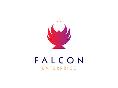 Falcon Enterprice Logo brand identity branding earth falcon grid logo logo construction presentation ratio sign style guide symbol