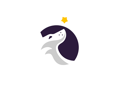 Dog Logo brand branding flat icon logo vector