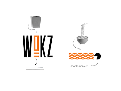 Wok restaurant branding branding design graphic design logo print