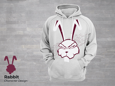 Rabbit - Hoodie character clothing design hoodie