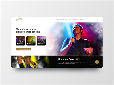 Home Singer Website ui ux web