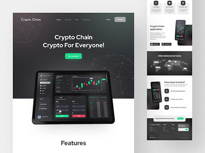 Crypto Chain website