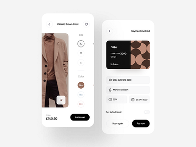 Clothing Store - App app clothing design figma market mobile peyment product page store store app toggery ui uidesign uiux uix