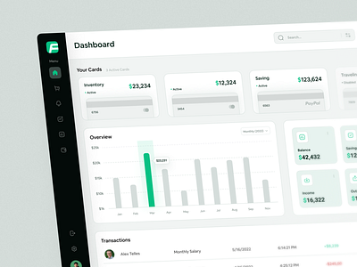 Financial Dashboard adobe bank banking dashboard design figma finance financial financial app financial dashboard logo ui uidesign uiux uix web