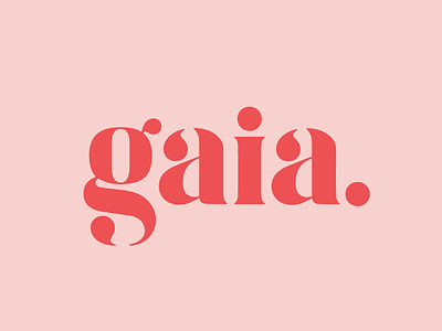 Gaia logo beauty design graphic design hand type logo type typography