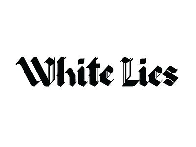 White Lies Wordmark