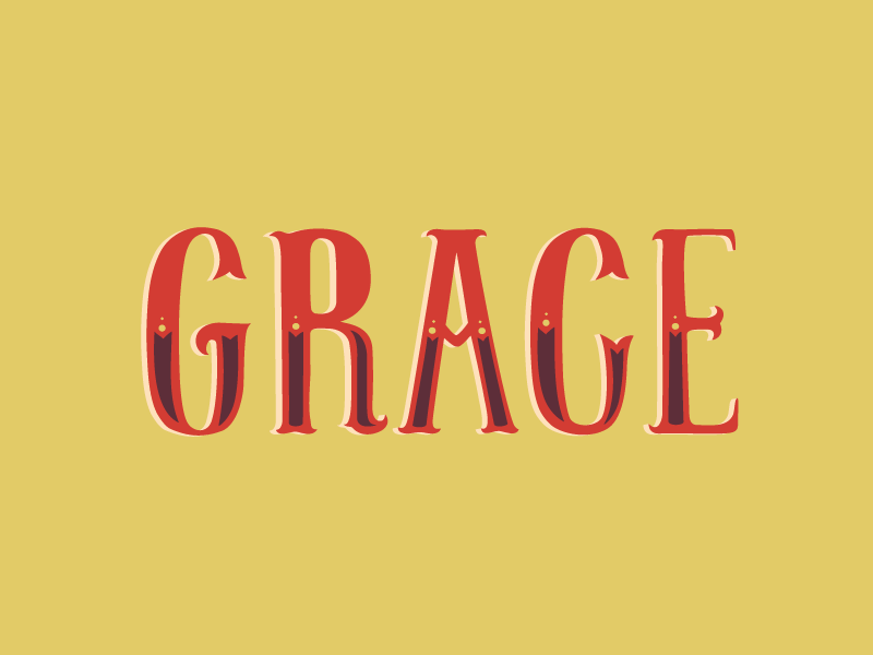 Grace Typeface by Allyson Miller on Dribbble