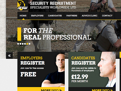 Security Recruitment Website