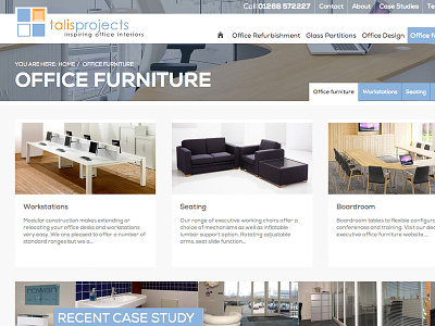 Interior Design Live clean flatdesign responsive webdesign website white