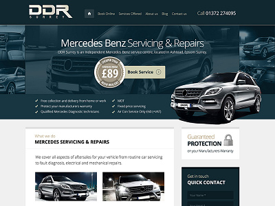 Mercedes Benz Servicing Redesign