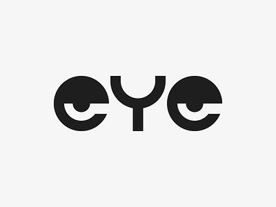 eye clever design eye graph illustration logo mark simple