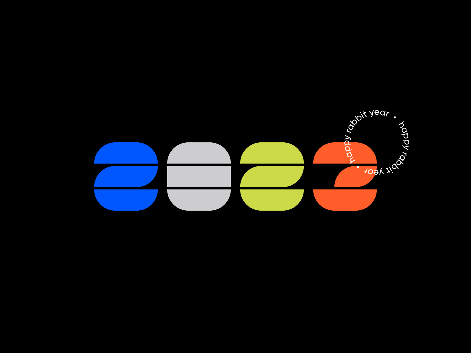 2023 2023 branding color design fashion geometry letter logo logotype mark modern new year numbers simplicity typography