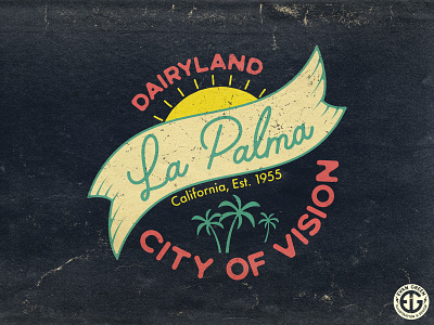 City of La Palma badges badge badge design badge logo logo logo art logo design retro design typography typography design vintage design