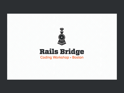 Rails Bridge Promo Cards business card cards