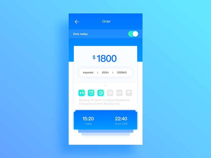 Order by mika on Dribbble