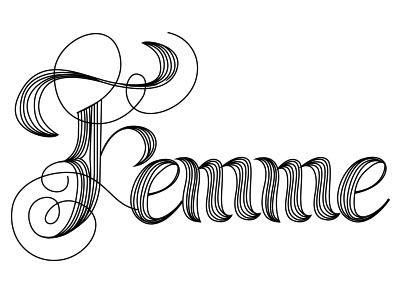 Lettering // Femme calligraphy guatemala hand lettering jewelry lettering script