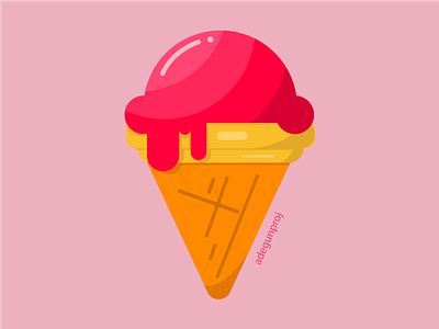 ICE CREAM character character design characters design flat flat illustration flatdesign ice cream illustration illustrator minimal vector